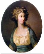 Joseph Friedrich August Darbes Portrait of Dorothea von Medem oil painting reproduction